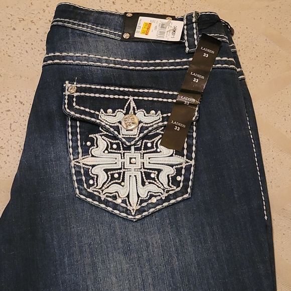 Brand new Wired Heart denim jeans, size 14 - Picture 3 of 3